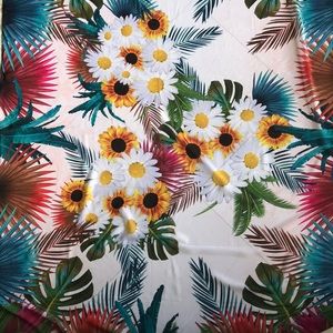 Floral Beach Cover Up/ Sarong